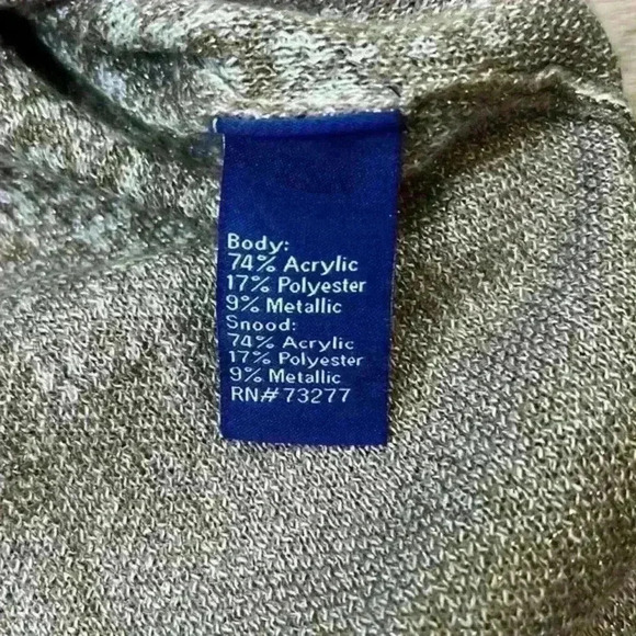 Apt. 9 Sparkly Long Scoop Neck Sweater Size M - Picture 6 of 8